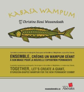 Kabasa Wampum - un projet rassembleur